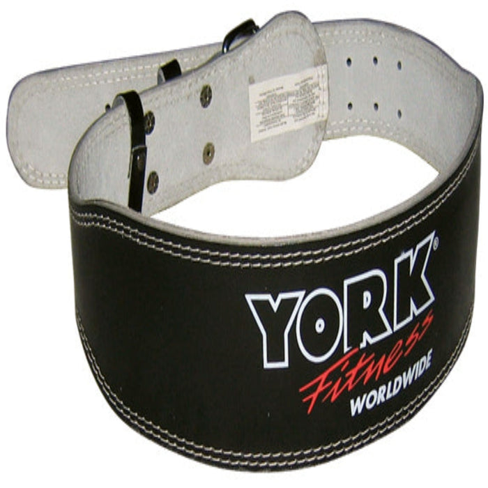 York Barbell Elevate Your Lifts with the York Barbell 4-Inch Padded Weightlifting Belt