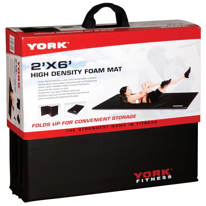 York Barbell Unveils the Ultimate 2'x6'x2" Foldable Mat for Fitness Enthusiasts