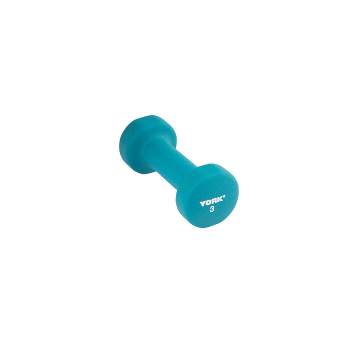 York Barbell Embrace Fitness with York Barbell's 3 lb. Neoprene Fitbell