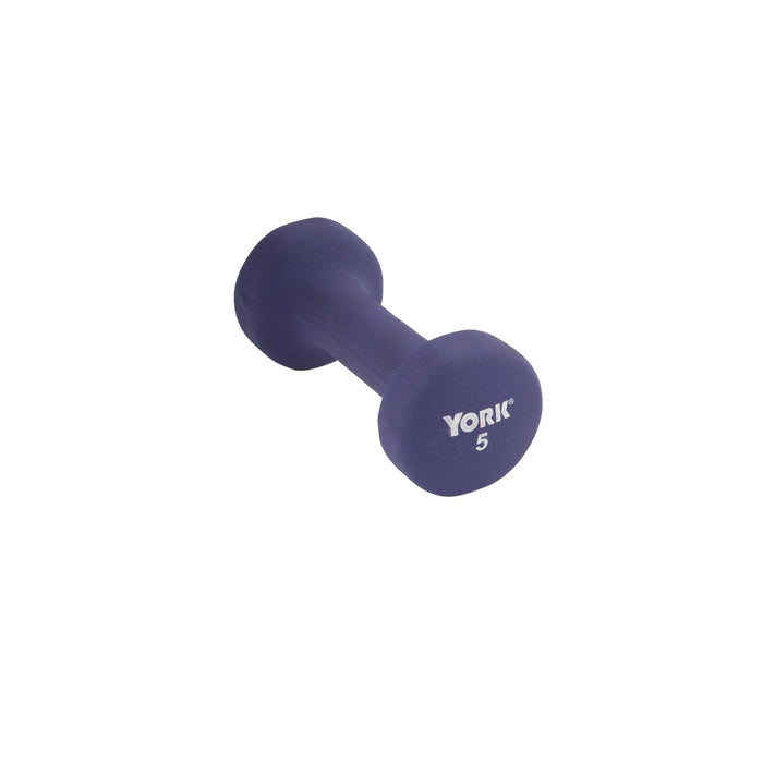 York Barbell 5 lb. Neoprene Fitbell