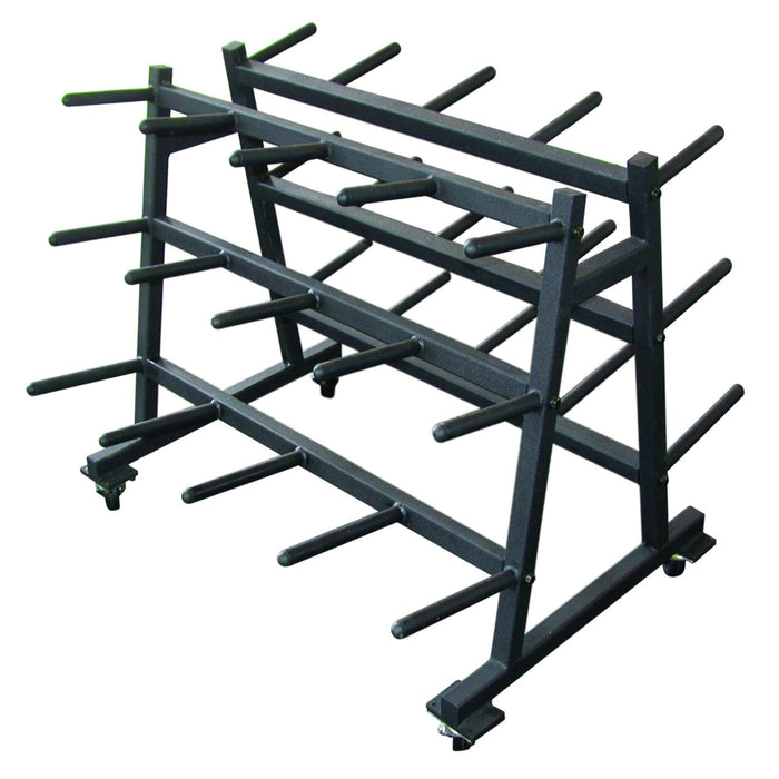 York Barbell Portable Aerobic Set Rack in Sleek Black